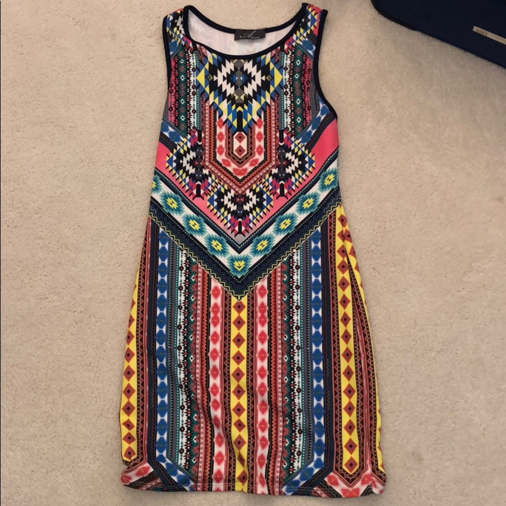 Tribal print dress